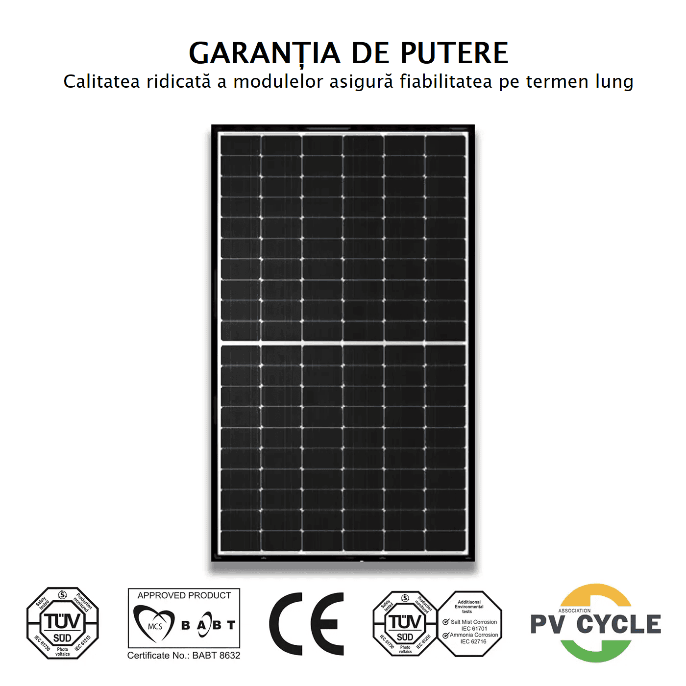 Set Sistem Fotovoltaic 6kW trifazat, 16 panouri 455W