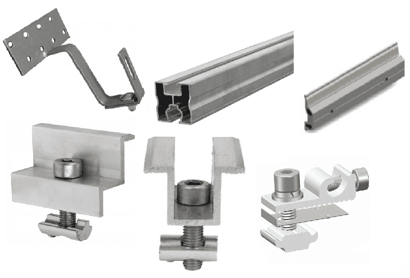 Set Structura Montaj - Acoperis Ceramic - Comanda in multiplu de 2