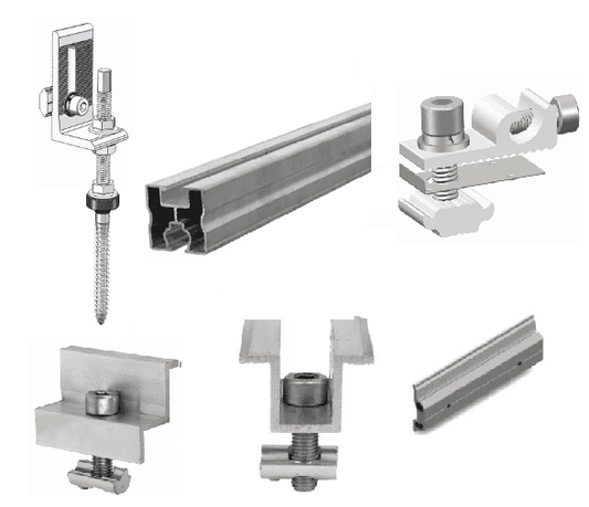 Set Structura Montaj - Acoperis Metalic - Comanda in multiplu de 3